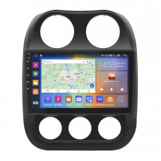 Штатная магнитола Lesko для Jeep Liberty (Patriot)  2006-2016 экран 10" 2/32Gb CarPlay 4G Wi-Fi GPS Prime