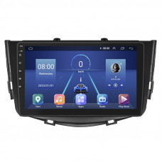 Штатная магнитола Lesko для Lifan X60 I Рестайлинг 2015-2016 экран 9" 4/64Gb 4G Wi-Fi GPS Top