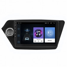 Штатная магнитола Lesko для Kia K2 III (QB) 2011-2017 экран 9" 1/16Gb Wi-Fi GPS Base