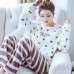 Женская тёплая махровая пижама Heart Brown M