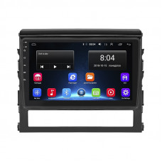 Штатная магнитола Lesko для Toyota Land Cruiser 200 Series Рестайлинг 2 2015-2021 экран 9" 2/32Gb Wi-Fi GPS Base