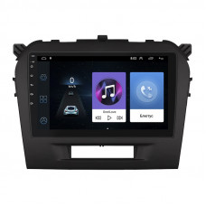 Штатная магнитола Lesko для Suzuki Vitara II Рестайлинг 2018-н.в. экран 9" 1/16Gb Wi-Fi GPS Base