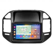 Штатная магнитола Lesko для Mitsubishi Pajero III Рестайлинг 2002-2006 экран 9" 4/64Gb 4G Wi-Fi GPS Top