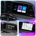 Штатная магнитола Lesko для Hyundai Avante VI 2015-н.в. экран 9" 1/16Gb Wi-Fi GPS Base