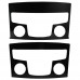Переходная рамка Hyundai Sonata 2009-2014 (HY 107N) 7068 9"  Black