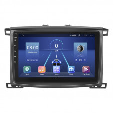 Штатная магнитола Lesko для Lexus LX II Рестайлинг 2002-2007 экран 10" 4/32Gb 4G Wi-Fi GPS Top