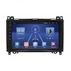 Штатная магнитола Lesko для Mercedes-Benz Viano I (W639) Рестайлинг 2010-2014 экран 9" 4/32Gb 4G Wi-Fi GPS Top