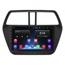 Штатная магнитола Lesko для Suzuki SX4 II (S-Cross) Рестайлинг 2016-н.в. экран 9" 2/32Gb Wi-Fi GPS Base