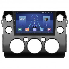 Штатная магнитола Lesko для Toyota FJ Cruiser  2006-н.в. экран 9" 6/128Gb 4G Wi-Fi GPS Top