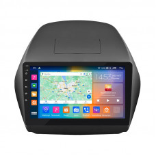 Штатная магнитола Lesko для Hyundai Tucson II 2009-2015 экран 10" 2/32Gb CarPlay 4G Wi-Fi GPS Prime