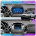 Штатная магнитола Lesko для Hyundai Tucson II 2009-2015 экран 10" 4/32Gb 4G Wi-Fi GPS Top