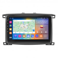 Штатная магнитола Lesko для Toyota Land Cruiser 100 Series Рестайлинг 2 2005-2007 экран 10" 4/64Gb CarPlay 4G Wi-Fi GPS Prime