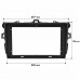 Переходная рамка Toyota Corolla 2007-2013 (TO 181N) 9" Black Переходная рамка Toyota Corolla 2007-2013 (TO 181N) 9" Black