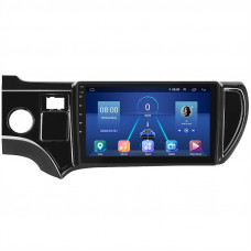 Штатная магнитола Lesko для Toyota Prius c I 2011-2015 экран 9" 4/64Gb 4G Wi-Fi GPS Top