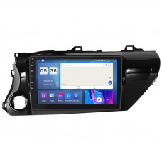 Штатная магнитола Lesko для Toyota Hilux VIII 2015-2020 экран 10" 2/32Gb CarPlay 4G Wi-Fi GPS Prime