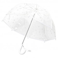 Детский прозрачный зонт RST 047A Звезды White
