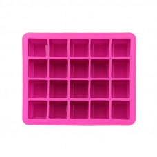 Силиконовая форма для льда CUMENSS AI-820 Cube 20 Pink Силиконовая форма для льда CUMENSS AI-820 Cube 20 Pink