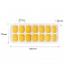 Силиконовая форма для льда CUMENSS AI-814 Cube 14 Yellow Силиконовая форма для льда CUMENSS AI-814 Cube 14 Yellow
