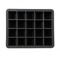 Силиконовая форма для льда CUMENSS AI-820 Cube 20 Black Силиконовая форма для льда CUMENSS AI-820 Cube 20 Black