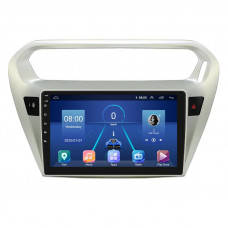 Штатная магнитола Lesko для Peugeot 301 I 2012-2016 экран 9" 4/32Gb 4G Wi-Fi GPS Top