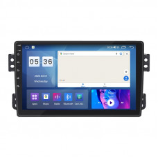 Штатная магнитола Lesko для Opel Agila B 2008-2014 экран 9" 2/32Gb CarPlay 4G Wi-Fi GPS Prime
