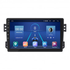 Штатная магнитола Lesko для Opel Agila B 2008-2014 экран 9" 2/32Gb 4G Wi-Fi GPS Top