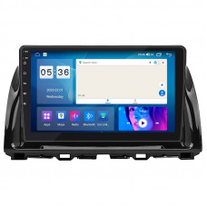 Штатная магнитола Lesko для Mazda CX-5 I Рестайлинг 2015-2017 экран 10" 2/32Gb CarPlay 4G Wi-Fi GPS Prime