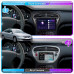 Штатная магнитола Lesko для Peugeot 607 I Рестайлинг 2004-2010 экран 9" 4/64Gb 4G Wi-Fi GPS Top