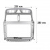 Переходная рамка Peugeot 307 2001-2008 (PE 021N) 9" Silver