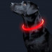 Светодиодный LED ошейник L-18 USB светящийся водоотталкивающий для собак и котов Red M Светодиодный LED ошейник L-18 USB светящийся водоотталкивающий для собак и котов Red M