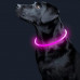 Светодиодный LED ошейник L-18 USB светящийся водоотталкивающий для собак и котов Pink L Светодиодный LED ошейник L-18 USB светящийся водоотталкивающий для собак и котов Pink L