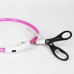 Светодиодный LED ошейник L-18 USB светящийся водоотталкивающий для собак и котов Pink L Светодиодный LED ошейник L-18 USB светящийся водоотталкивающий для собак и котов Pink L
