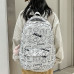 Рюкзак подростковый 601928 с надписями и рисунками 20L White Рюкзак подростковый 601928 с надписями и рисунками 20L White