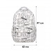 Рюкзак подростковый 601928 с надписями и рисунками 20L White Рюкзак подростковый 601928 с надписями и рисунками 20L White