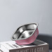 Миска для собак котов Taotaopets 1910002 металлическая Pink 160 мм