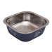 Миска для собак котов Taotaopets 1910002 металлическая Blue 160 мм