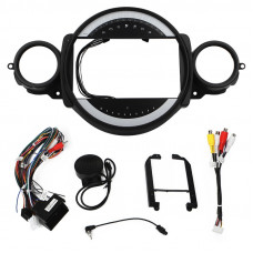 Штатный комплект переходная рамка BMW Mini 2007-2015 (1234-320) 9" + адаптер питания Штатный комплект переходная рамка BMW Mini 2007-2015 (1234-320) 9" + адаптер питания