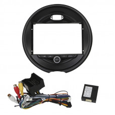 Штатный комплект переходная рамка BMW Mini 2014-2020 + адаптер питания (1234-317) 9" Штатный комплект переходная рамка BMW Mini 2014-2020 + адаптер питания (1234-317) 9"
