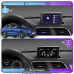 Штатная магнитола Lesko для Audi RS Q3 I (8U) 2013-2015 экран 9" 1/16Gb Wi-Fi GPS Base