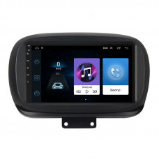 Штатная магнитола Lesko для Fiat 500X I 2014-2018 экран 9" 1/16Gb Wi-Fi GPS Base