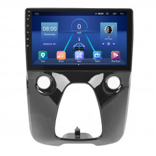 Штатная магнитола Lesko для Toyota Aygo II 2014-2018 экран 10" 4/64Gb 4G Wi-Fi GPS Top