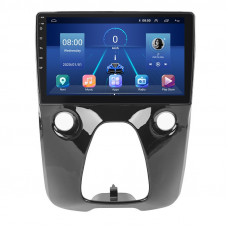 Штатная магнитола Lesko для Peugeot 108  2014-2021 экран 10" 4/64Gb 4G Wi-Fi GPS Top