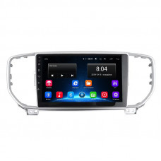 Штатная магнитола Lesko для Kia Sportage IV ver 2 2016-2018 экран 9" 2/32Gb Wi-Fi GPS Base