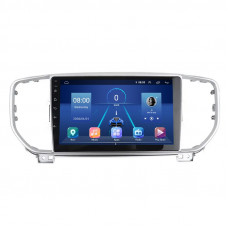 Штатная магнитола Lesko для Kia Sportage IV ver 2 2016-2018 экран 9" 4/32Gb 4G Wi-Fi GPS Top