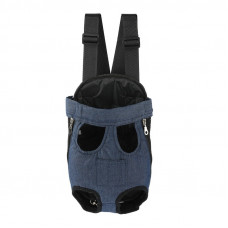 Рюкзак- кенгуру для животных SY210814 Dark Blue с карманом M