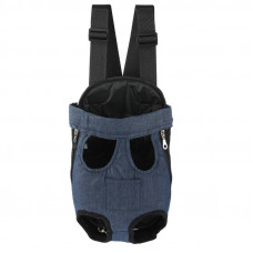 Рюкзак- кенгуру для животных SY210814 Dark Blue с карманом L