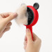 Расческа для шерсти животных DT-1152  Red + Black