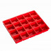 Силиконовая форма для льда CUMENSS AI-820 Cube 20 Red Силиконовая форма для льда CUMENSS AI-820 Cube 20 Red