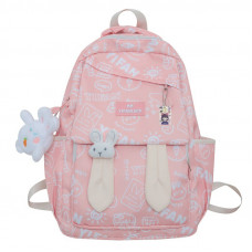 Рюкзак подростковый 230632 Зайка 20L Pink