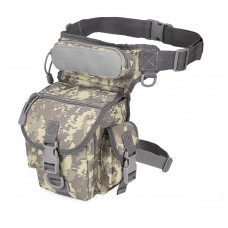 Сумка тактическая на бедро AOKALI Outdoor A90 ACU Digital Sand